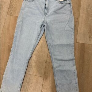 Abercrombie & Fitch Light Wash High Rise Jeans